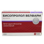 Бисопролол Велфарм, таблетки покрытые пленочной оболочкой 10 мг 49 шт