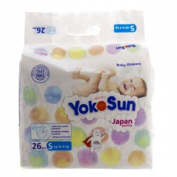 Подгузники, YokoSun (ЙокоСан) до 6 кг 26 шт