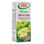 Сок, ABC (АВС) 200 мл яблочный слим