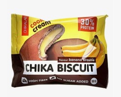 Печенье Chikalab Чикабисквит с начинкой бисквит банановый брауни 50 г