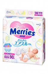Подгузники, Merries (Меррис) 0-5 кг р. nb 90 шт